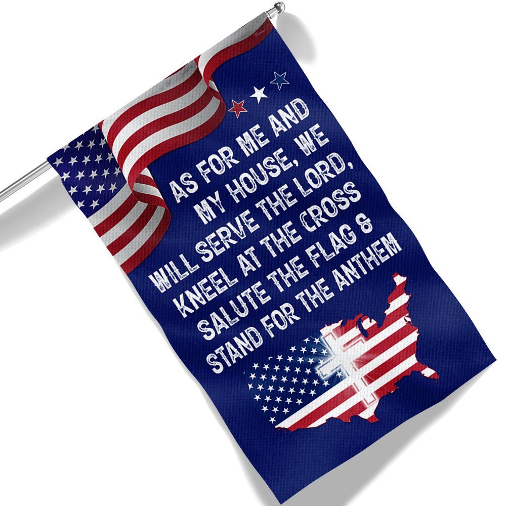 Patriot Jesus As For Me and My House We Will Serve The Lord Flag MLN1340F - Image 6
