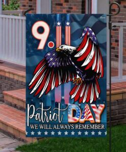 patriotic american flag with eagle flagwix™ patriot proud and remember 911 flag ntb193f 1010