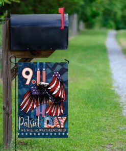 patriotic american flag with eagle flagwix™ patriot proud and remember 911 flag ntb193f 8545