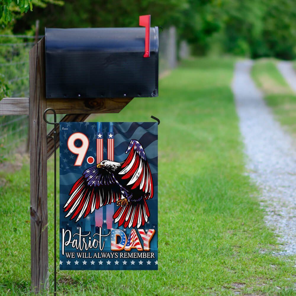 Patriotic American Flag With Eagle Flagwix™ Patriot Proud And Remember 911 Flag  NTB193F - Image 6
