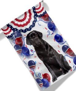 patriotic black labrador retriever dog 4th of july independence day flag tqn1298fv2 2610