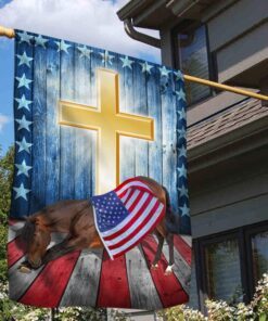 patriotic bowing horse american flag ddh3206f 2276