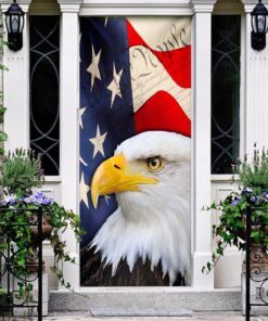 Patriotic Eagle Door Cover
