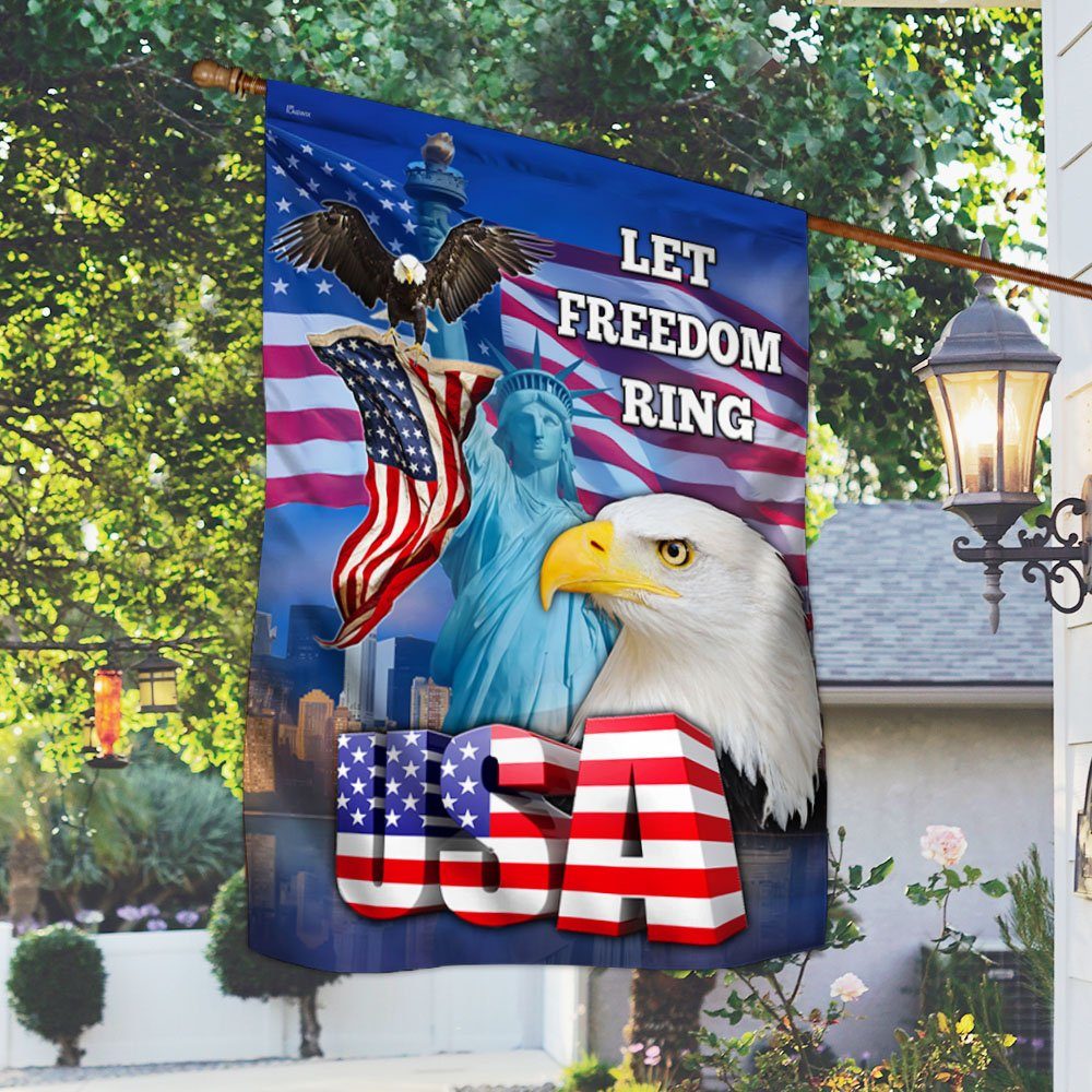 Patriotic Eagle Flag Happy Independence Day 4th of July Let Freedom Ring MLN212F - Image 3