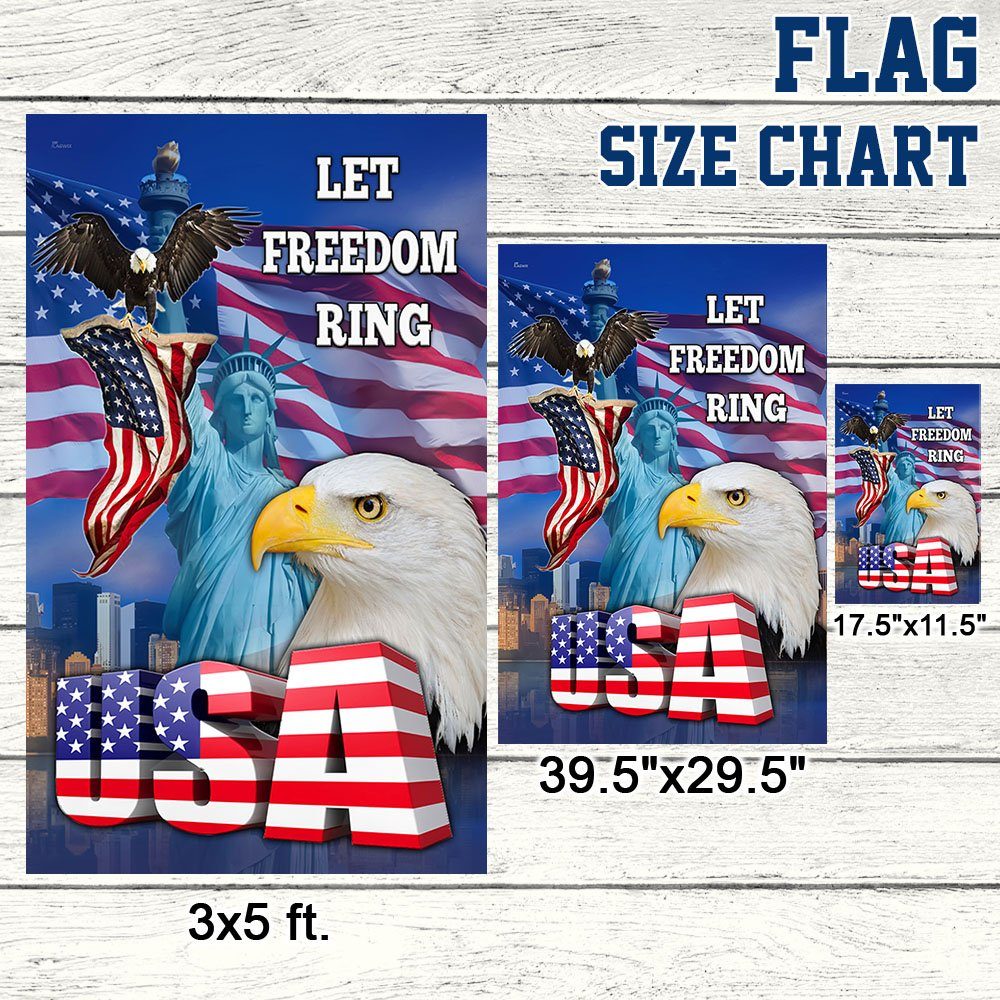 Patriotic Eagle Flag Happy Independence Day 4th of July Let Freedom Ring MLN212F - Image 8