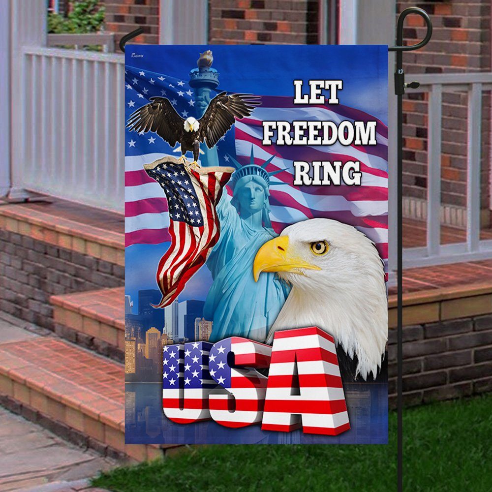 Patriotic Eagle Flag Happy Independence Day 4th of July Let Freedom Ring MLN212F - Image 6