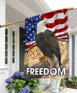 Patriotic Eagle We The People Freedom 4th Of July Flag TQN222F