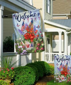 patriotic flower 4th of july flag tqn1220f 8064