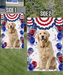patriotic golden retriever dog 4th of july independence day flag tqn1298fv1 2376