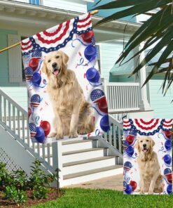 patriotic golden retriever dog 4th of july independence day flag tqn1298fv1 2646