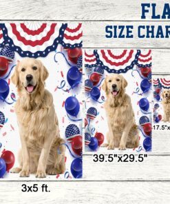 patriotic golden retriever dog 4th of july independence day flag tqn1298fv1 3513