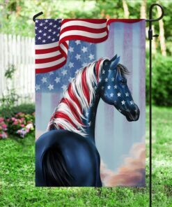 patriotic horse 4th of july independence day american flag tqn1260f 4437