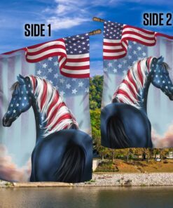 patriotic horse 4th of july independence day american flag tqn1260f 6726
