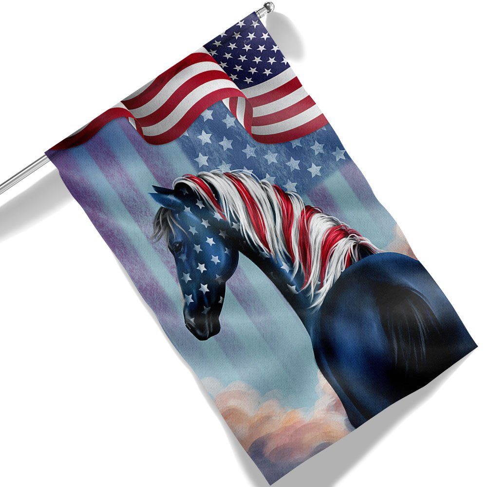 Patriotic Horse 4th Of July Independence Day American Flag TQN1260F - Image 6