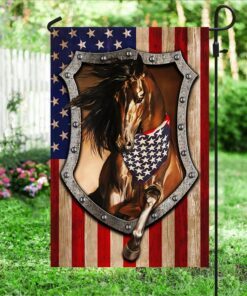 patriotic horse american flag tpt191f 2910
