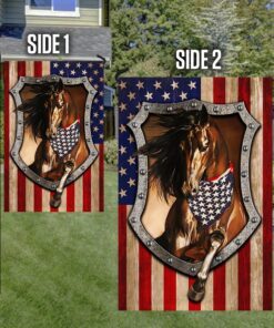 patriotic horse american flag tpt191f 6934