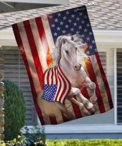 patriotic horse flag lha1564f 4050