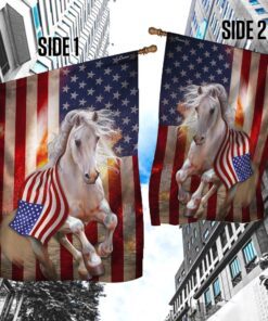 patriotic horse flag lha1564f 7503