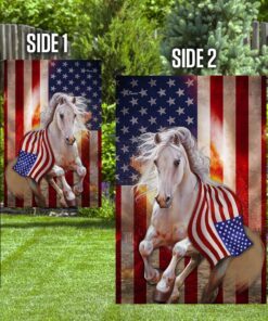 patriotic horse flag lha1564f 8307