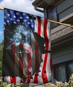patriotic horse u.s flag lha1987f 6246