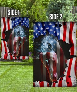patriotic horse u.s flag lha1987f 8759