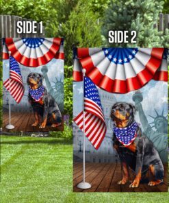 patriotic rottweiler 4th of july independence day american flag qnn525fv4 7045