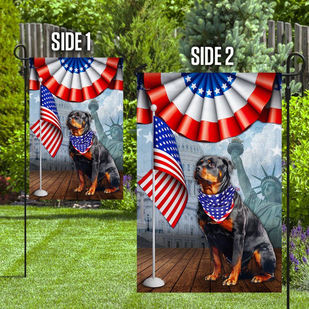 Patriotic Rottweiler 4th Of July Independence Day American Flag QNN525Fv4 - Image 9