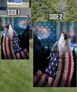 patriotic wolf american us flag thb3827f 6752