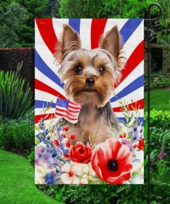 patriotic yorkshire terrier flowers 4th of july flag tqn1302fv1 5830