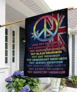 Peace Australian Flag Love Thy Neighbor DDH2811Fv3