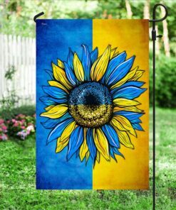 peace for ukraine, sunflower ukraine flag tpt65fv1 2789