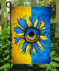 peace for ukraine, sunflower ukraine flag tpt65fv1 3799