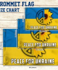 peace for ukraine grommet flag qnk1095gf 4402