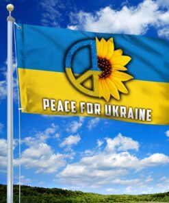 peace for ukraine grommet flag qnk1095gf 7488