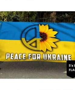peace for ukraine grommet flag qnk1095gf 8191