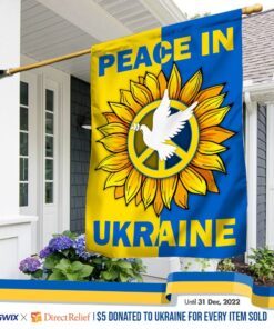 Peace In Ukraine Flag THN3863F