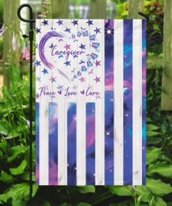 peace love care caregiver flag 3558