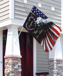 peace love care caregiver flag 5790
