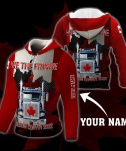 Personalized 3D Zip Hoodie Freedom Convoy 2022 We The Fringe BNT504ZHCT
