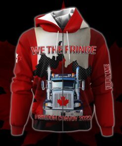 personalized 3d zip hoodie freedom convoy 2022 we the fringe bnt504zhct 5601