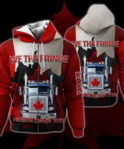 personalized 3d zip hoodie freedom convoy 2022 we the fringe bnt504zhct 6761