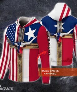 Personalized 3D Zip Hoodie Texas Longhorns BNL119ZHCT