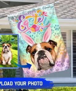 Personalized Custom Pet Happy Easter Flag TPT653FCT