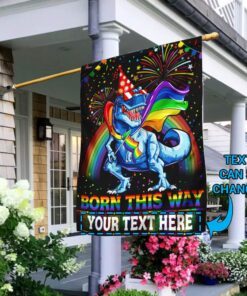 Personalized For  LGBT - Born This Way Flag