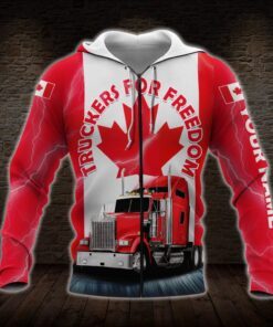 personalized freedom convoy 2022 zip hoodie, canadian trucker, truckers for freedom, mandate freedom, fringe minority thn3747zhctv3 2579