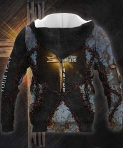 personalized fully vaccinated by the blood of jesus zip hoodie thh3800zhct 3705