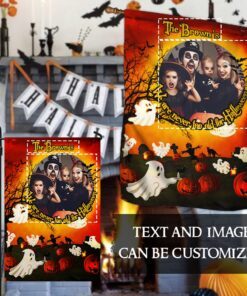 Personalized Ghost And Pumpkin Flagwix™ Halloween Flag We Are Never Too Old For Halloween ANT197FCT