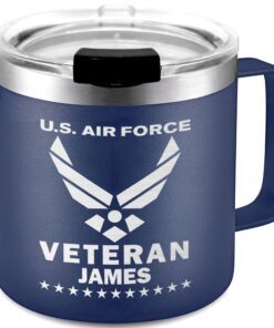 Personalized Insulated Coffee Mug U.S. Air Force Custom name TQN230CMCT