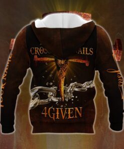 personalized jesus zip hoodie 1 cross 3 nails 4given ntb09zhct 3668