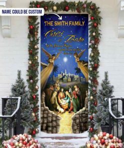 Personalized Jesus Is Born. Let the Heavens Rejoice  Door Cover